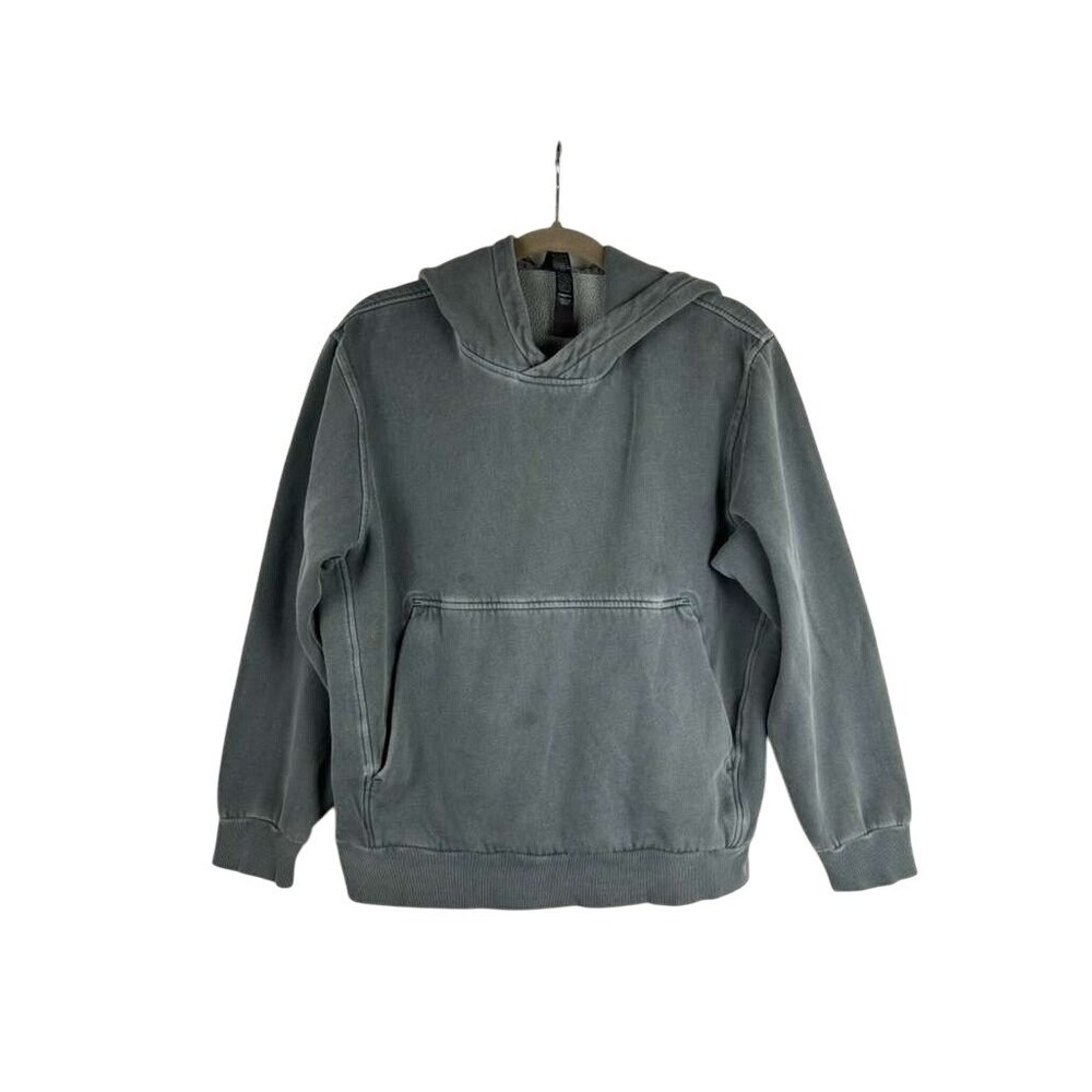 Lululemon Women’s Size Small Green Gray Pullover Hoodie Kangaroo Pocket